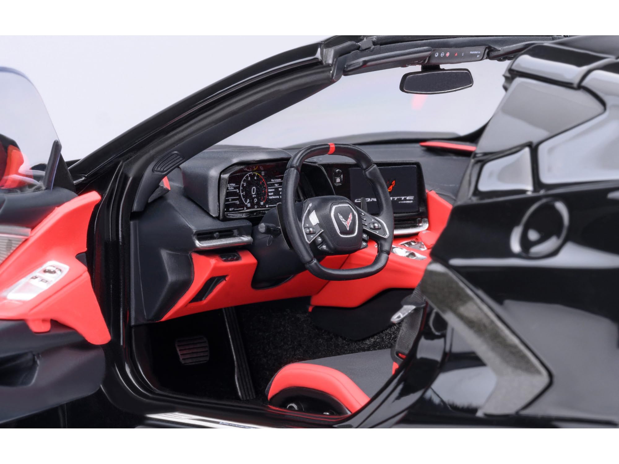 Amazon.com: 2020 Chevy C8 Stingray Black 1/18 Model Car by Autoart